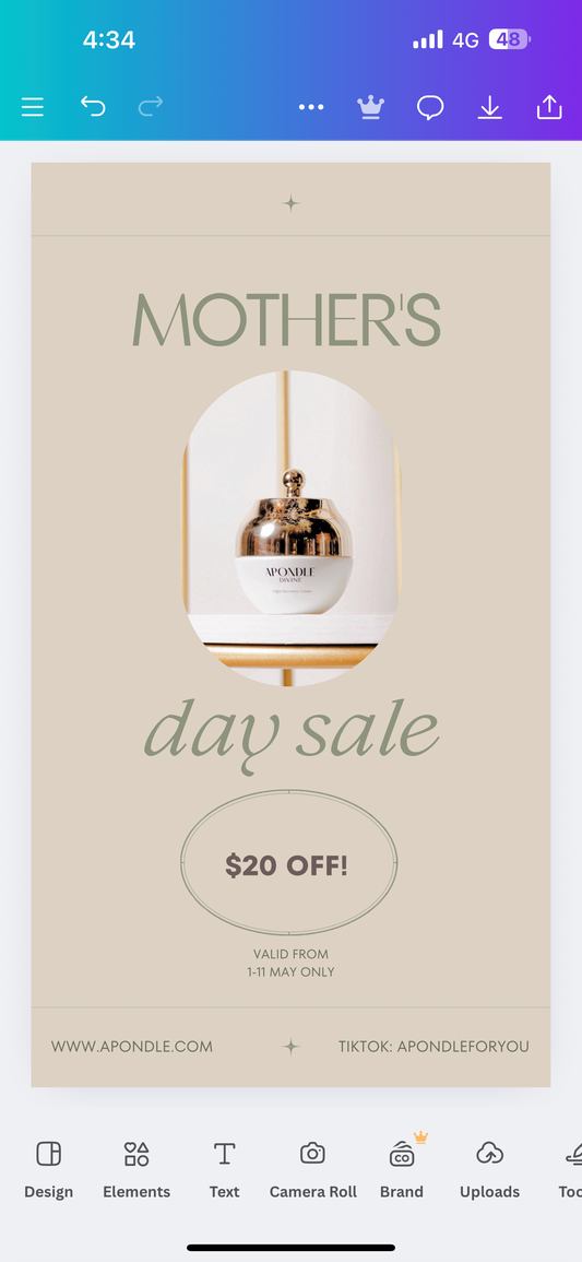 Apondle Divine Night Recovery Cream